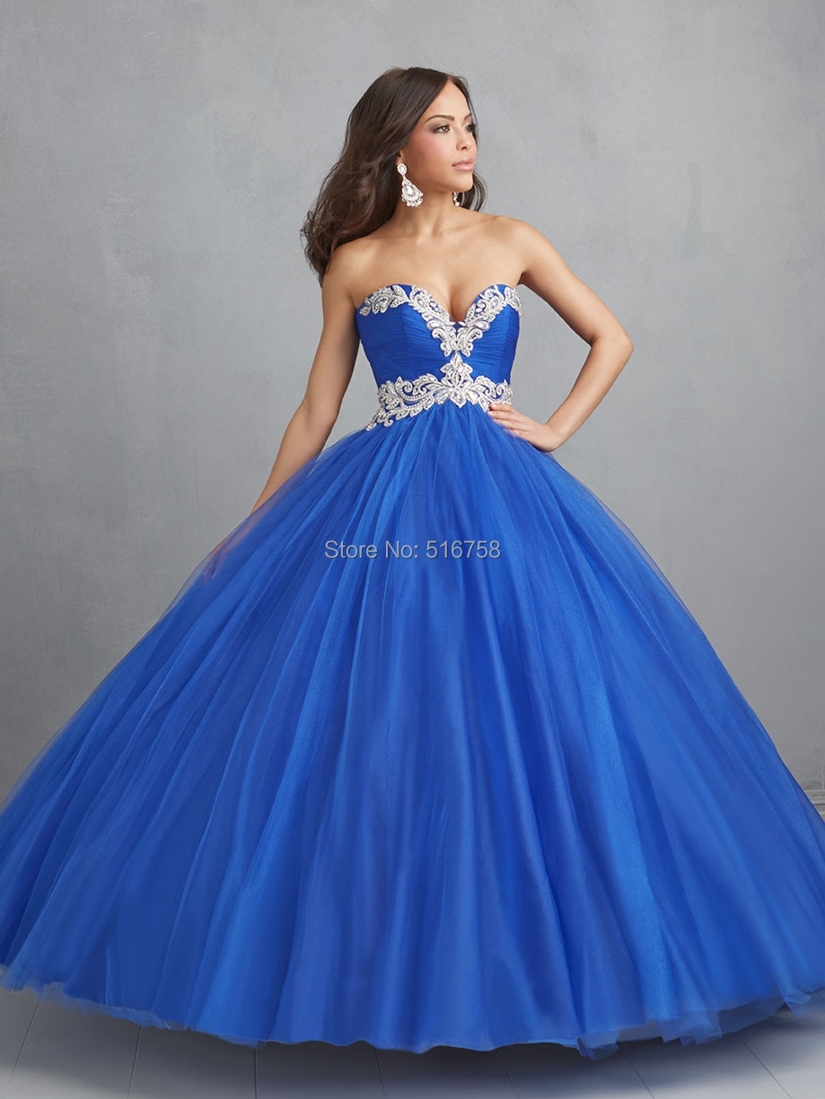 Royal Blue Sweet 16 Dresses