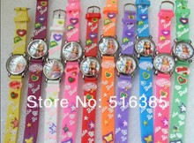 Hot Sale Free & Drop Shipping 10pcs/lot !princess 3D Cartoon Doll Girl Watch Children Kids Girls Quartz Wrist Watches