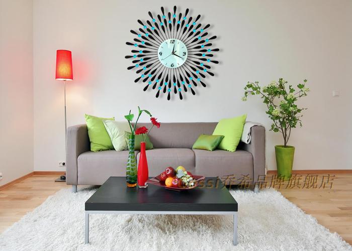 personalized large modern wall clock fashion mute electronic decoration quartz size 60 - Large Decorative Wall Clocks personalized large modern wall clock fashion mute electronic decoration quartz size 60 - Large Decorative Wall Clocks