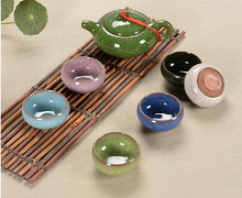 Tea set seven sets Lavender Kung Fu tea wholesale The highest sales of tea set The