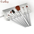 Best Deal New New Women 1 Set 7 PCS Wood Makeup Brush Foundation Cosmetic Tools Beauty