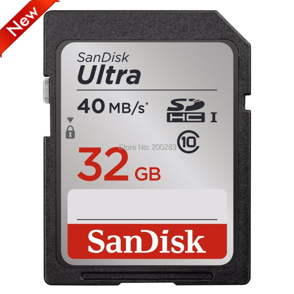  SanDisk  SDHC SD    Class10 40 MB / s 266X   32  32 G