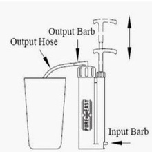 AOTU New High Quality Portable Plastic 0 1 Micro Soldier Water Filter Purifier Cleaner Outdoor Hiking