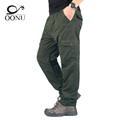 OONU 2016 Winter Double Layer Men s Cargo Pants Warm Baggy Pants Trousers For Men Male