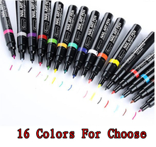 16 Candy Color For Choose Nail Art Pen Painting Polish Dot Drawing UV Gel Design Manicure Acrylic Paint Beauty Tools Decorations