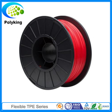 Red 1 75MM 3MM Elastic Soft 3D Printer Flexible Filament For MakerBot RepRap UP Mendel