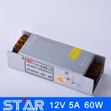 LED Power Supply 12V 5A 60W LED Driver Power Adapter Switching 220V to 12V Lighting Transformers