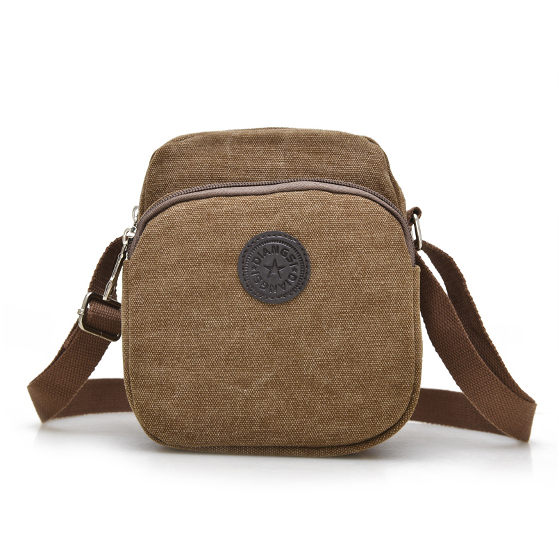2016 Men Women Shoulder Bag Canvas Small Pocket Money Bag High Quality Material Messenger Outdoor Hiking