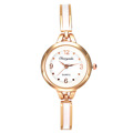 New Luxury Elegant Women Bracelet Wristwatch Classic Ladies Girl Fashion Accessories Rose Gold Chain Necklace Quartz