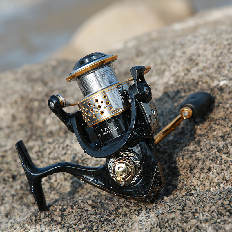 Trulinoya 2016 9BB Fishing Reels Saltwater All Metal Spinning Reel Two Spool 2000 Series 5.2:1 Fish Carretilha