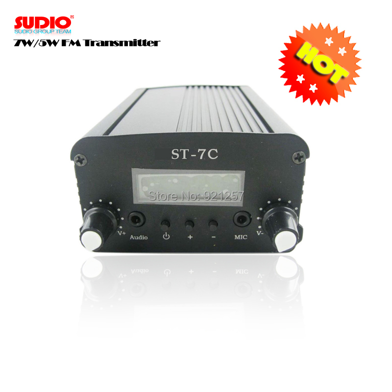Купить FM стерео pll 1w/7w fm вещания передатчик для радио станция ...