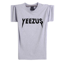 Yeezs Kanye West T-shirt men’s tour sports and fitness men and women cotton short-sleeved tshirt big yards