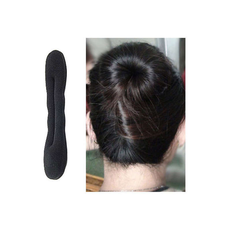 Hair Twist Sponge Clip Foam Donut Hair Styling Tools Bun Curler