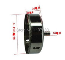 Envío gratis de decoración del hogar 115 mm cristal de diamante broca broca de diamante for perforación de vidrio / baldosas / cerámica envío gratis
