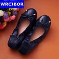 WRCIBOR Super Soft Women Loafers Slip On Spring Flats Shoes Woman Ladies Moccasin Spring Summer Style