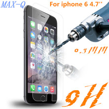 2.5D 0.3mm Premium Tempered Glass Screen Protector for iPhone 6 6s Toughened protective film For iPhone 6 4.7inch