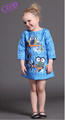Milan Creations Girl Dress Long Sleeve 2016 Brand Baby Girls Clothes Animal Pattern Princess Dress Children