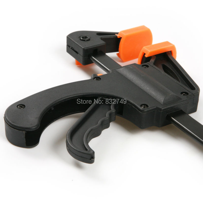 12 Quick Ratchet Release Speed Squeeze Wood Working Work Bar Clamp Clip Kit Spreader Gadget Tool