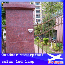 holiday Sale!Solar Power Panel 6 LED Fence Gutter Light Outdoor Garden Wall Lobby Pathway Bulb Lamp Cold/Warm White