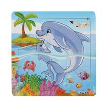 2016 High Quality Wooden Jigsaw Toys For children Kids Educational Toy Puzzles Brain Teaser Puzzle Kid toys Wood Puzzles toy
