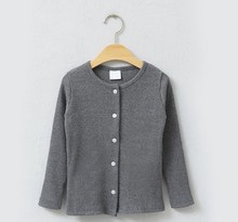 2016 Spring Summer cotton candy-colored cardigan sweaters for2-9Y kid boys girls clothes children outwear kids girl sweater coat