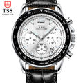 HOT Mens Watches Top Brand Luxury Men Military Sport Luminous Wristwatch Chronograph Leather Quartz Watch relogio
