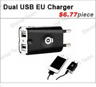 3985 Dual USB EU Charger