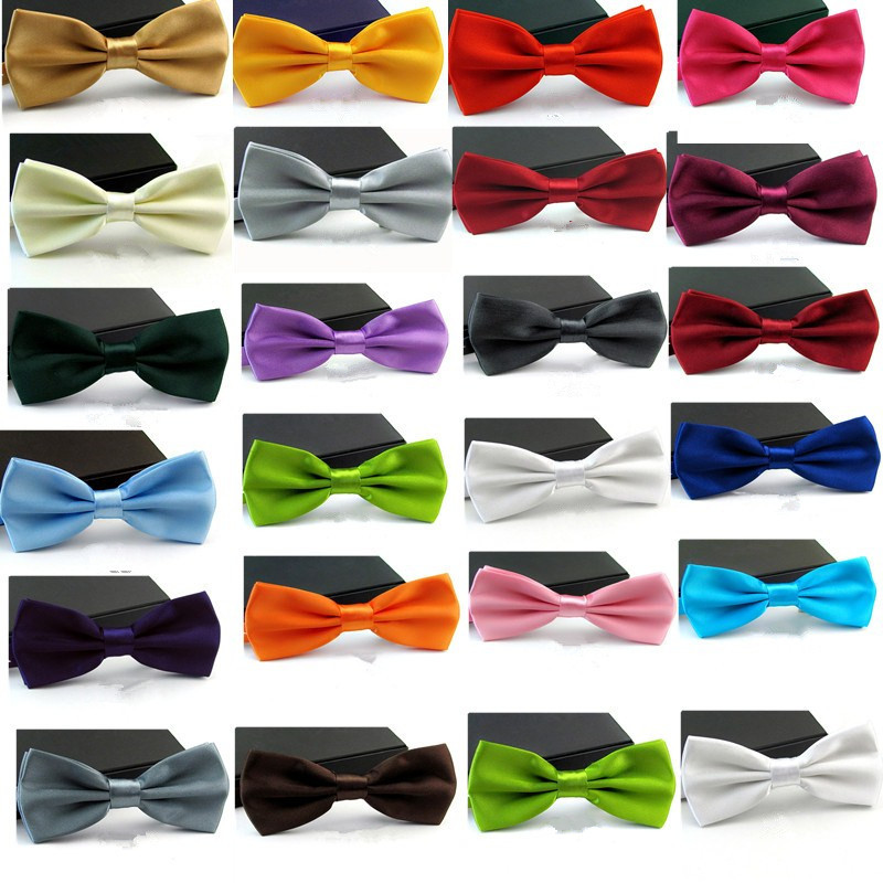 new 2014 Formal commercial bow tie male solid color marriage bow ties for men candy color