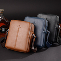 Hot sale New fashion genuine leather men bags small shoulder bag men messenger bag crossbody leisure