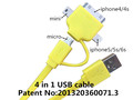 4 in 1 usb cable Charging and data sync Applicable to beats pill wristband charger el