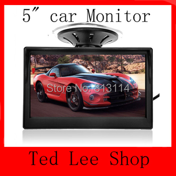 2 разъемы видеовход 5 дюймов TFT LCD дисплей 800 x 480 определение цифровой панели монитор вид сзади автомобиля для камеры заднего вида