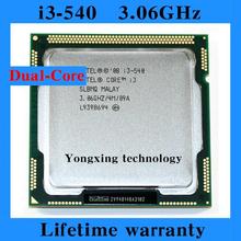 Lifetime warranty Core i3 540 3.06GHz 4M Dual Core desktop processors CPU Four threads 540 Socket LGA 1156 pin Computer