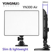 Newest YONGNUO YN-300 YN300 Air Ultra Thin On Camera Led Video Light Pad Panel for Canon Nikon Sony Panasonic DSLR Camcorder