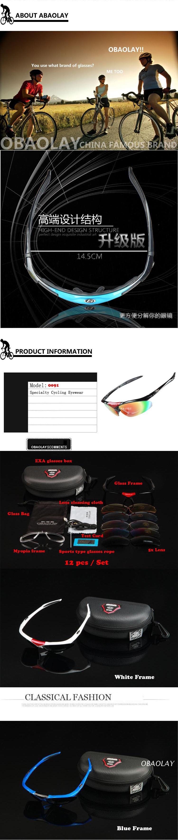 2015 Women Cycling Eyewear Sunglass Outdoor Cycling Glasses Men