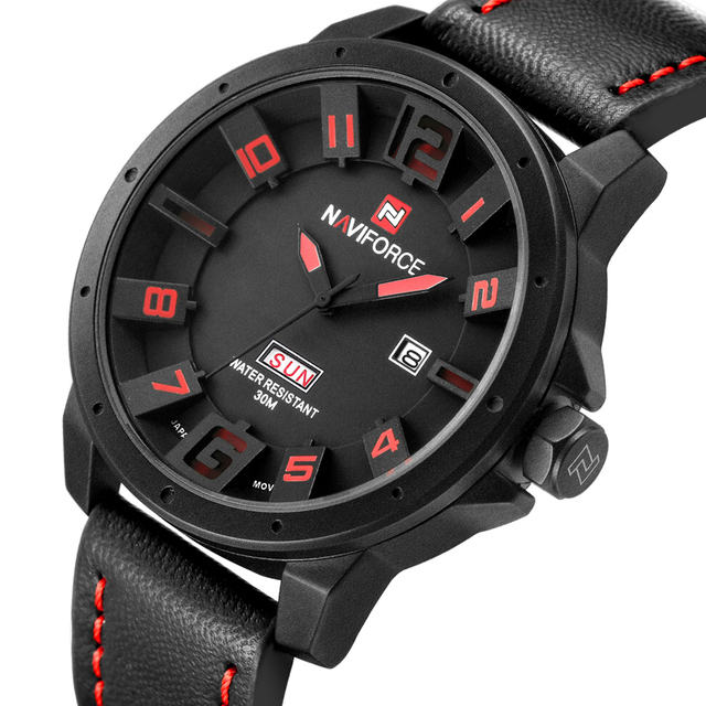 Zegarek męski NAVIFORCE luksusowy sportowy styl dla wymagających różne kolory