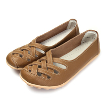 2015 Top Sales!Women Flat Shoes Genuine Leather Anti-slip Maternity/Mother/Nurse Shoes Soft Leisure Moccasins Size 35-40,507