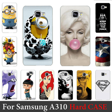 For Samsung Galaxy A310 Case (2016 Edition A3) Hard Plastic Mobile Phone Case DIY Color Paitn Cellphone Bag Shell Shipping Free