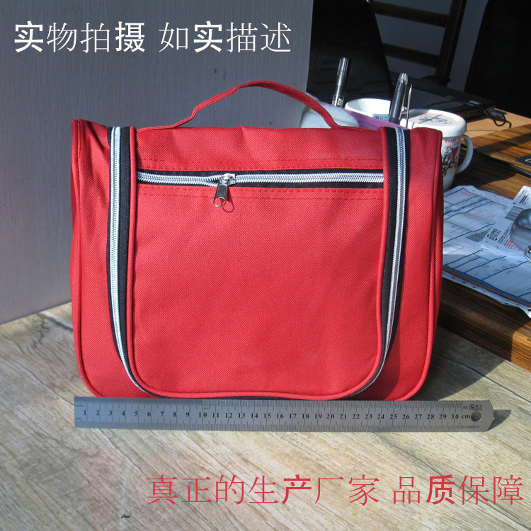 Portable large capacity washing bag cloth Oxford toilet bag custom logo