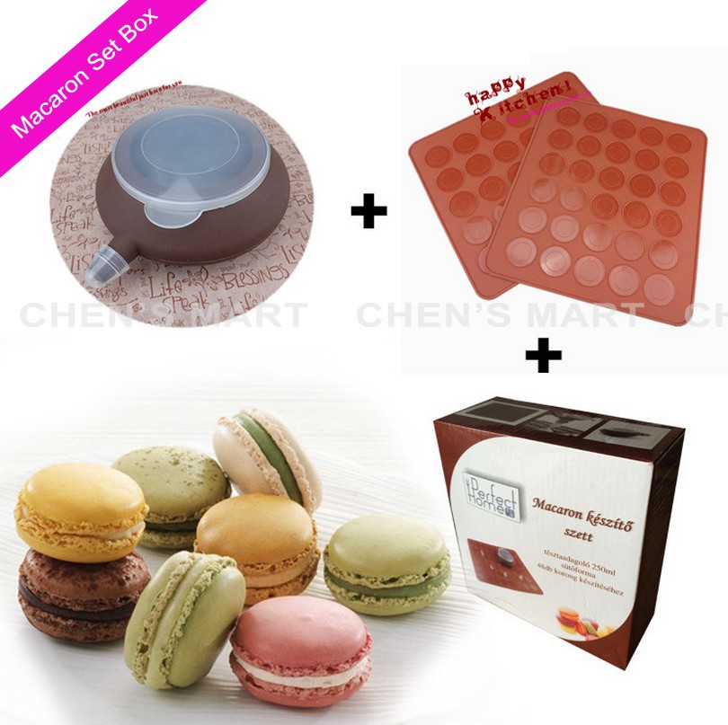 macaron set 30 holes box