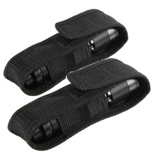 Excellent quality 13cm Nylon Holster Holder Case Belt Pouch for LED Torch Flashlight for most 18650