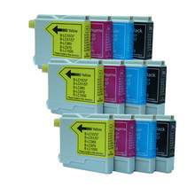 12pcs/Set For Brother Compatible Ink Cartridge LC51 LC57 LC1000 LC960 LC970 LC37 LC10 Fit For Brother MFC-5460CN MFC-5860CN