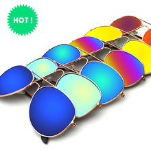 Aviator Sunglasses Hot Sale 2015 New Fashion Women Vintage Sunglass Frog Mirror Men Sun Glasses Arrival