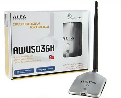 Alfa awus036h 150     1000 mw wi-fi usb- 5db  ralink