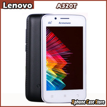 Original Lenovo A320T 4.0Inch Screen Android 4.4 Smart Phone MTK6582 Quad Core 1.3GHz RAM 512MB+ROM 4GB GSM Network Mobile Phone