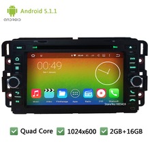 Quad Core Android 5.1.1 1024*600 DAB+ Car DVD Player Radio Audio PC Stereo For GMC Yukon Savana Sierra Tahoe Acadia Denali Chevy