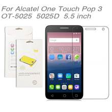 For Alcatel One Touch Pop 3 OT-5025 5025D 5.5 inch,3pcs/lot High Clear LCD Screen Protector Film Screen Protective Film