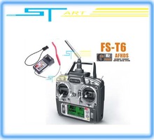 Freeshipping FS FlySky FS-T6/FS T6 2.4G Digital Proportional 6 Channels ch Transmitter & Receiver W/ LED Screen