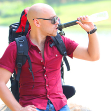 hot sell energy saving straw water filter camping kit survival kit