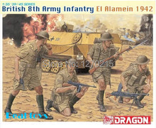 Modelo de dragón de Kit – El Alamein 1942 British octavo del ejército de infantería – 1:35 escala – 6390