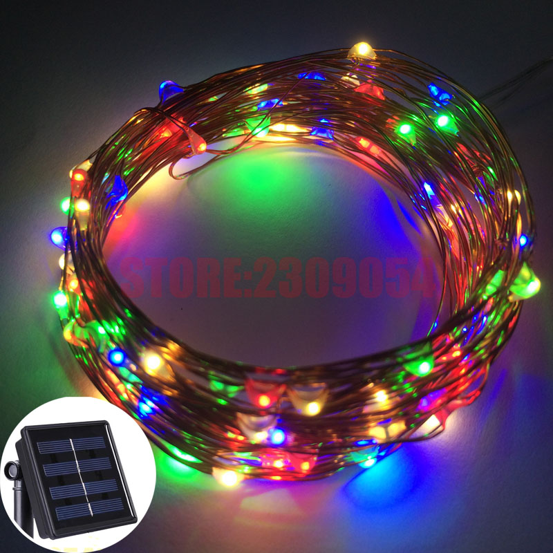 10M 100 LED Solar LED Charger Lamp Garden Light Solaris Panel Copper Wire String Light Outdoor Fairy Lamp For Wedding Christmas 10M 100 LED Solar LED Charger Lamp Garden Light Solaris Panel Copper Wire String Light Outdoor Fairy Lamp For Wedding Christmas